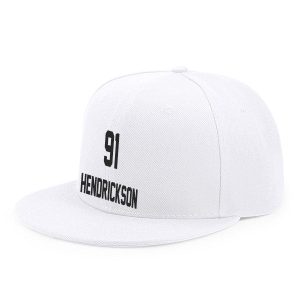 Cincinnati Hendrickson 91 Flat Adjustable Baseball Cap Black/Orange/White Style08092442