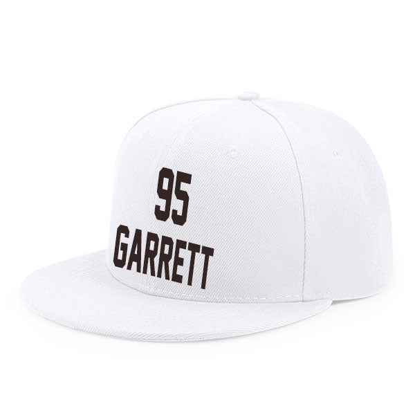 Cleveland Garrett 95 Flat Adjustable Baseball Cap Black/White Style08092350
