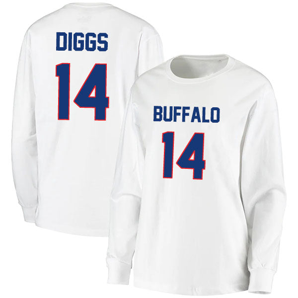 Buffalo Diggs 14 Long Sleeve Tshirt Blue/Red/White Style08092247