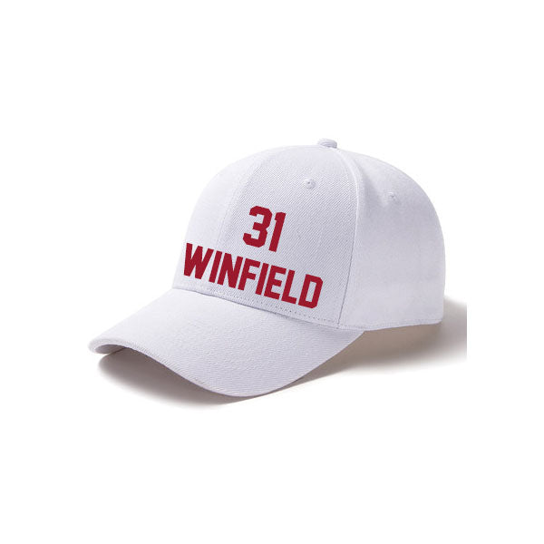 Tampa Bay Winfield 31 Curved Adjustable Baseball Cap Black/Red/Gray/White Style08092494