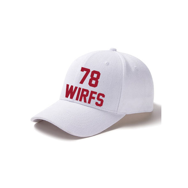 Tampa Bay Wirfs 78 Curved Adjustable Baseball Cap- Black/Red/Gray/White Style08092462