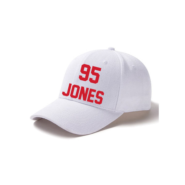 Kansas City Jones 95 Curved Adjustable Baseball Cap Black/Red/White Style08092468
