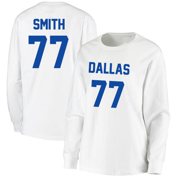 Dallas Smith 77 Long Sleeve Tshirt Gray/Navy/White Style08092258