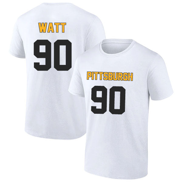 Pittsburgh Watt 90 Short Sleeve Tshirt Black/White Style03092212