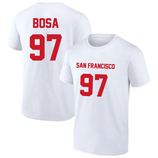 Cleveland Bosa 97 Short Sleeve Tshirt Red/White/Black/Grey Style03092210