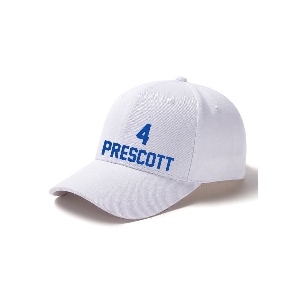 Dallas Prescott 4 Curved Adjustable Baseball Cap Black/Gray/Navy/White Style08092496