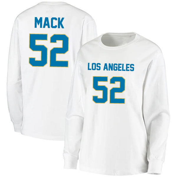Los Angeles Mack 52 Long Sleeve Tshirt Blue/Navy/Royal/White Style08092255