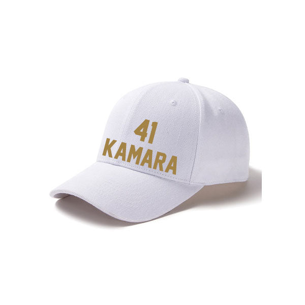 New Orleans Kamara 41 Curved Adjustable Baseball Cap Black/White Style08092486