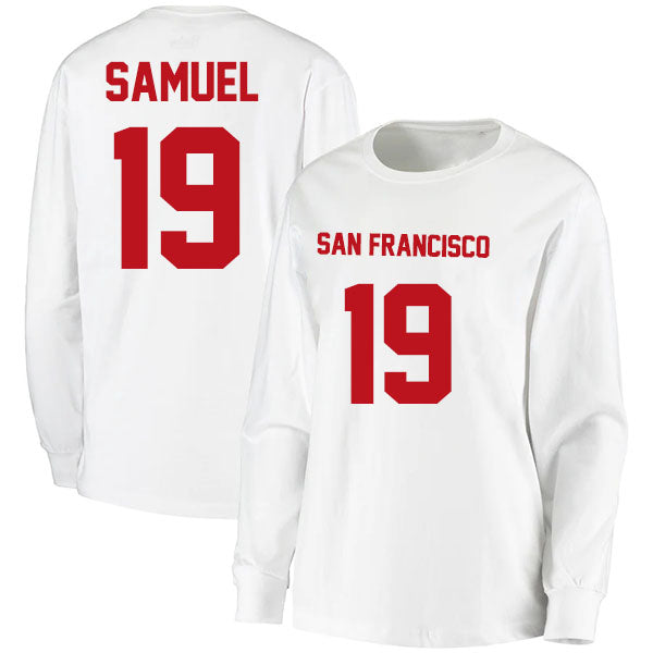 San Francisco Samuel 19 Long Sleeve Tshirt Black/Gray/Red/White Style08092238