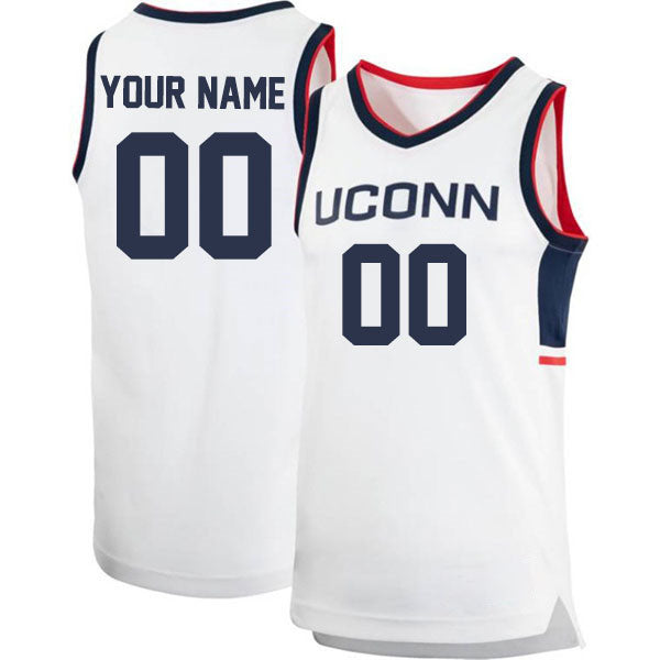 Basketball Custom Connecticut Huskies Jersey Stitched Name & Number Style11222303