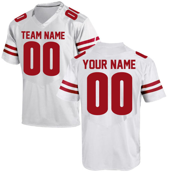 Football Custom Jersey Stitched Name & Number Style07122313
