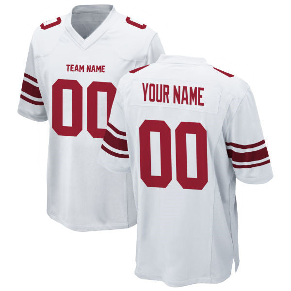 Giants Football Jersey Custom Stitched Name & Number Royal/White/Blue Style12062301