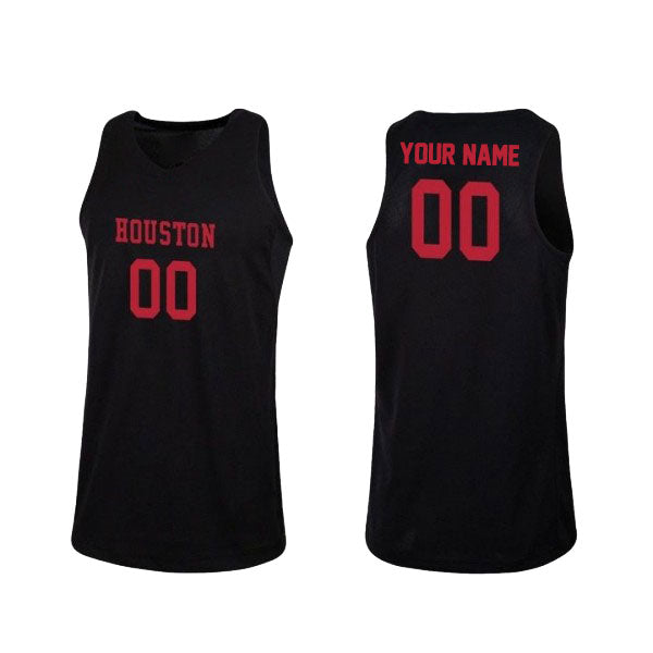 Basketball Custom Houston Cougars Jersey Stitched Name & Number Style11222301
