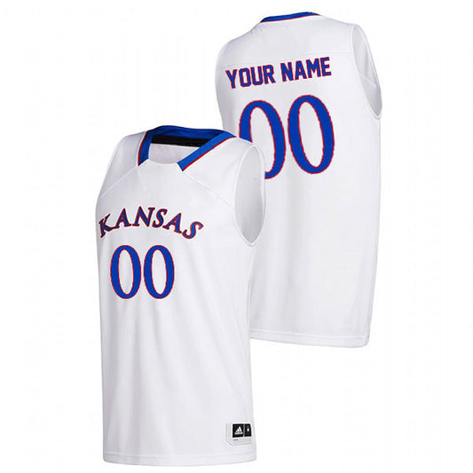 Basketball Custom Kansas Jayhawks Jersey Stitched Name & Number Style11222302