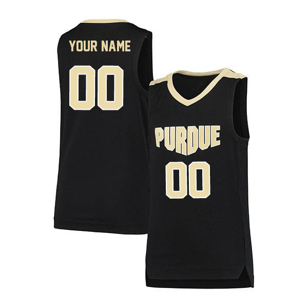 Basketball Custom Purdue Boilermakers Jersey Stitched Name & Number Style10282301