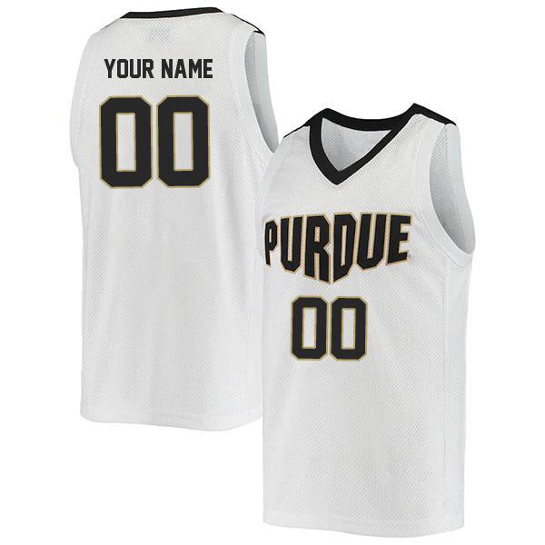 Basketball Custom Purdue Boilermakers Jersey Stitched Name & Number Style10282301