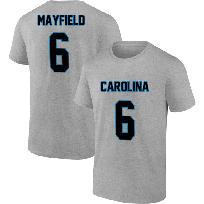 Carolina Mayfield 6 Short Sleeve Tshirt Blue/Black/Grey Style16082201