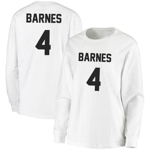 Scottie Barnes 4 Long Sleeve Tshirt Black/White Style08092777