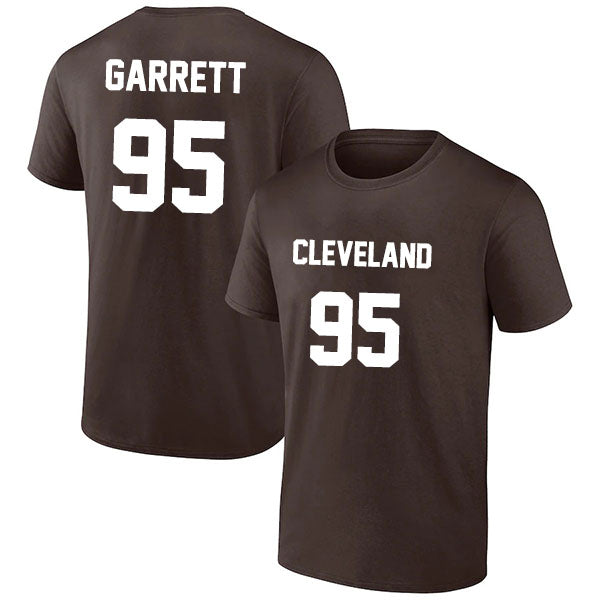 Cleveland Garrett 95 Short Sleeve Tshirt Brown/White Style03092209