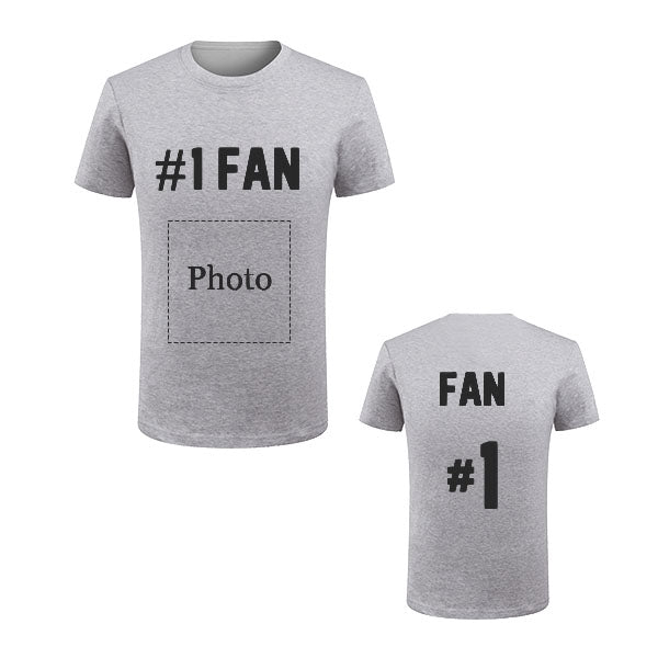 Custom "#1 Fan" Short Sleeve Tshirt Style18122105
