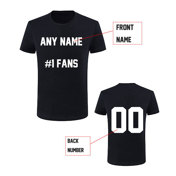 Custom "#1 Fan" Short Sleeve Tshirt Style18122103