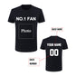 Custom "#1 Fan" Short Sleeve Tshirt Style18122104