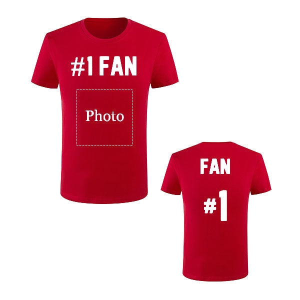 Custom "#1 Fan" Short Sleeve Tshirt Style18122105