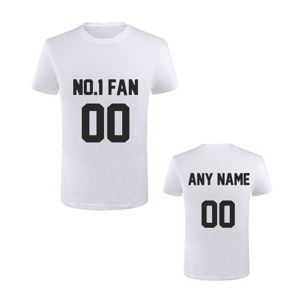 Custom "#1 Fan" Short Sleeve Tshirt Style18122201