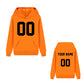 Customized Pullover Hoodie - Orange / Font Black
