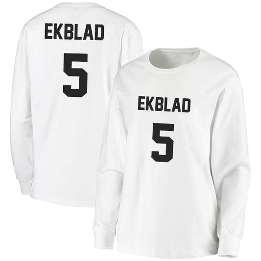 Aaron Ekblad 5 Long Sleeve Tshirt Black/White Style08092745