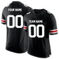 Football Stitched Custom Jersey - Black / Font White Style23042206