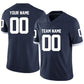 Football Stitched Custom Jersey - Navy / Font White Style23042205