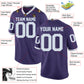Football Stitched Custom Jersey - Purple / Font White Style23042221