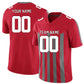 Football Stitched Custom Jersey - Red / Font White Style23042206
