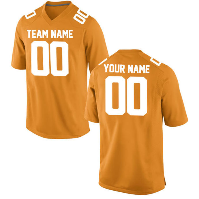 Football Stitched Custom Jersey - Yellow / Font White Style23042208