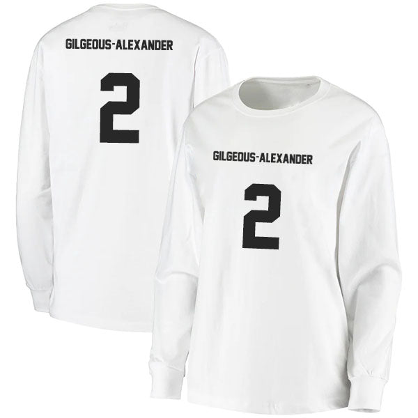 Shai Gilgeous-Alexander 2 Long Sleeve Tshirt Black/White Style08092782