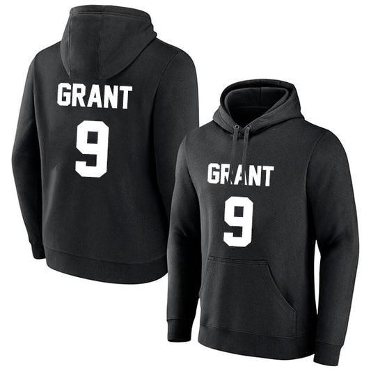 Jerami Grant 9 Pullover Hoodie Black Style08092577