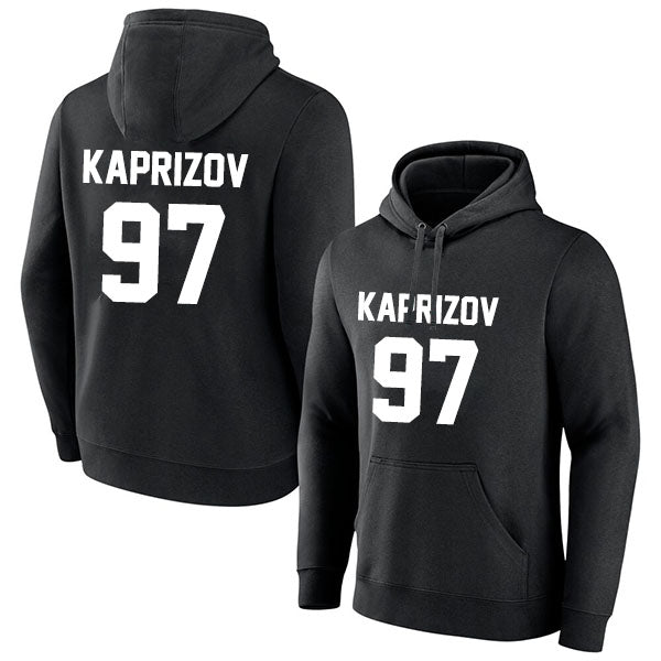 Kirill Kaprizov 97 Pullover Hoodie Black Style08092658