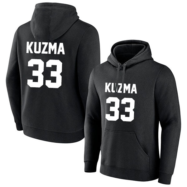 Kyle Kuzma 33 Pullover Hoodie Black Style08092594