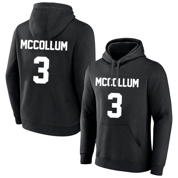CJ McCollum 3 Pullover Hoodie Black Style08092553