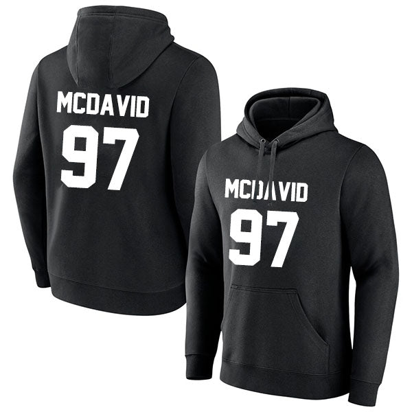 Connor McDavid 97 Pullover Hoodie Black Style08092650