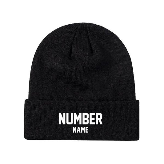 Customized Knit Hat - Black
