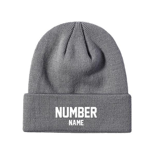 Customized Knit Hat - Grey Style2