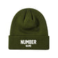 Customized Knit Hat - Military Green