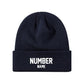 Customized Knit Hat - Navy