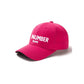 Customized Curved Adjustable Baseball Cap - Rose Red