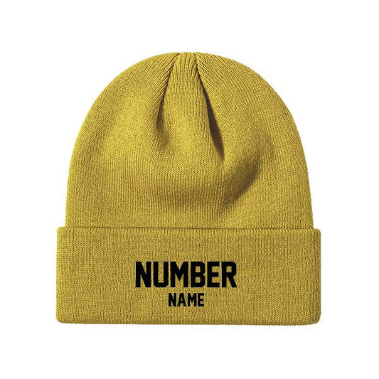 Customized Knit Hat - Yellow