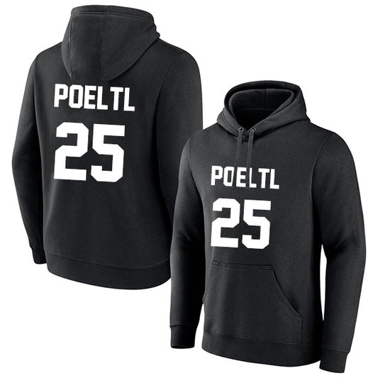 Jakob Poeltl 25 Pullover Hoodie Black Style08092576