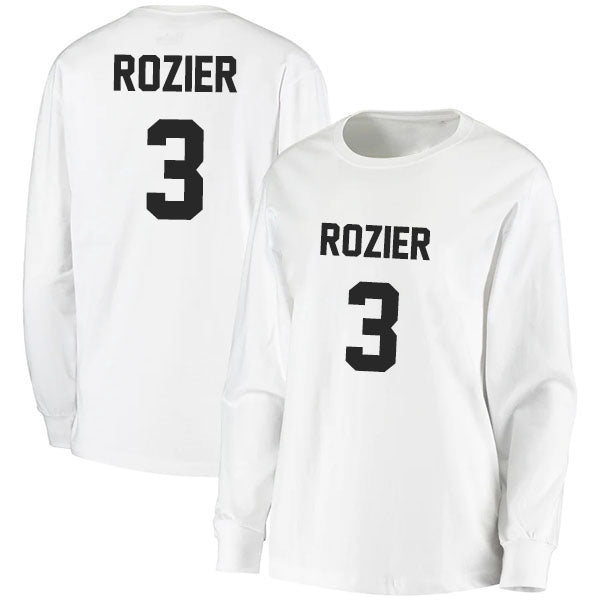 Terry Rozier 3 Long Sleeve Tshirt Black/White Style08092792