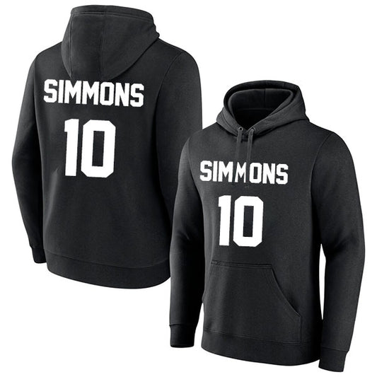 Ben Simmons 10 Pullover Hoodie Black Style08092550